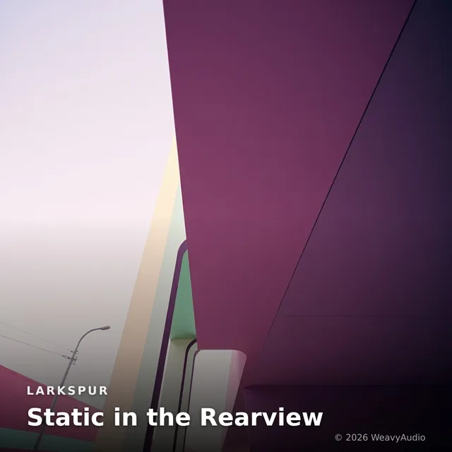 Static in the Rearview – Larkspur, okładka
