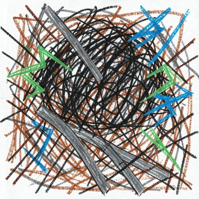 Iron floor, black hair by DJ Rustbelt — House Dark cover art on WeavyAudio