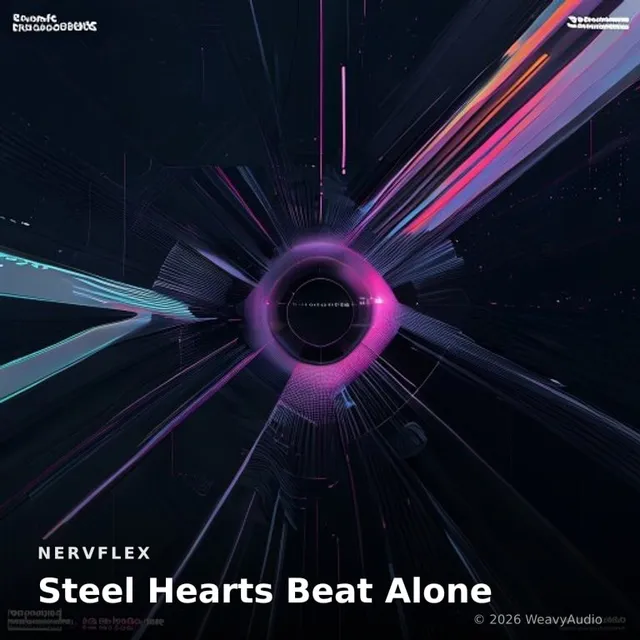 Steel Hearts Beat Alone – Nervflex, okładka