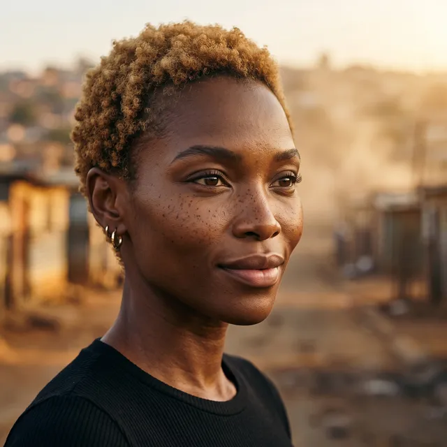 Dust Rising Over Soweto – Thando Skies, okładka