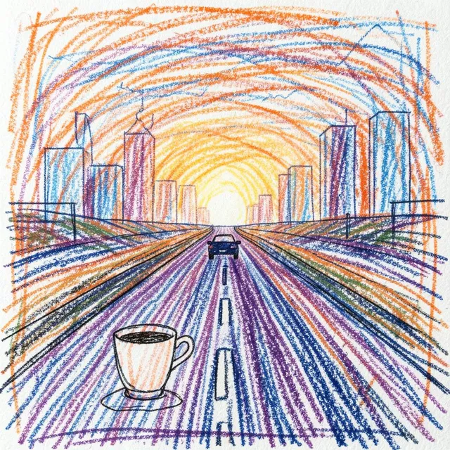 Skyline in the Rearview Mirror 2 2 – Marlow & Vale, okładka