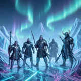 Shadows of the Last Valhalla by Hollow Delta — Nordic Bass Dark cover art on WeavyAudio