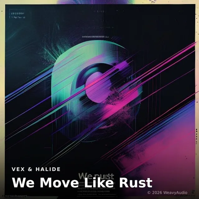 We Move Like Rust – Vex & Halide, okładka