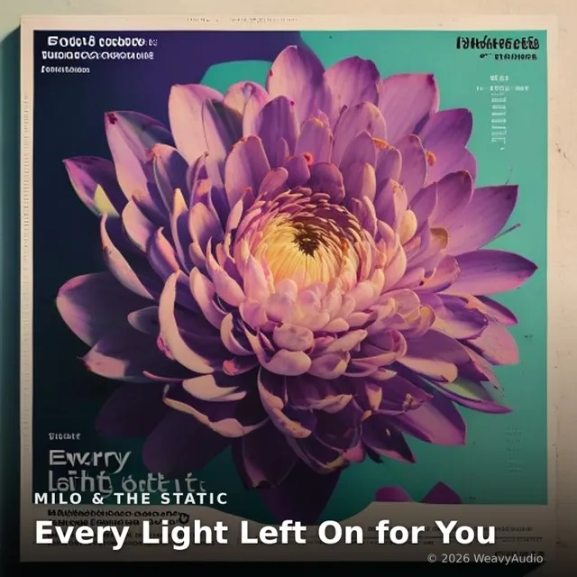 Every Light Left On for You – Milo & the Static, okładka