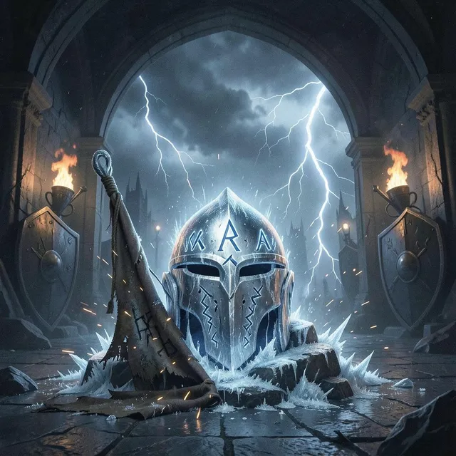 Einherjar – Gilded Tide, okładka