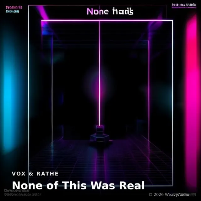 None of This Was Real – Vox & Rathe, okładka