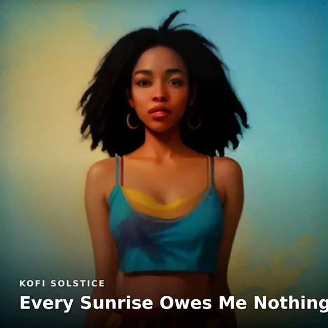 Every Sunrise Owes Me Nothing – Kofi Solstice, okładka