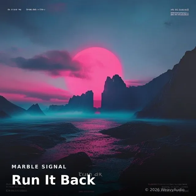 Run It Back – Marble Signal, okładka