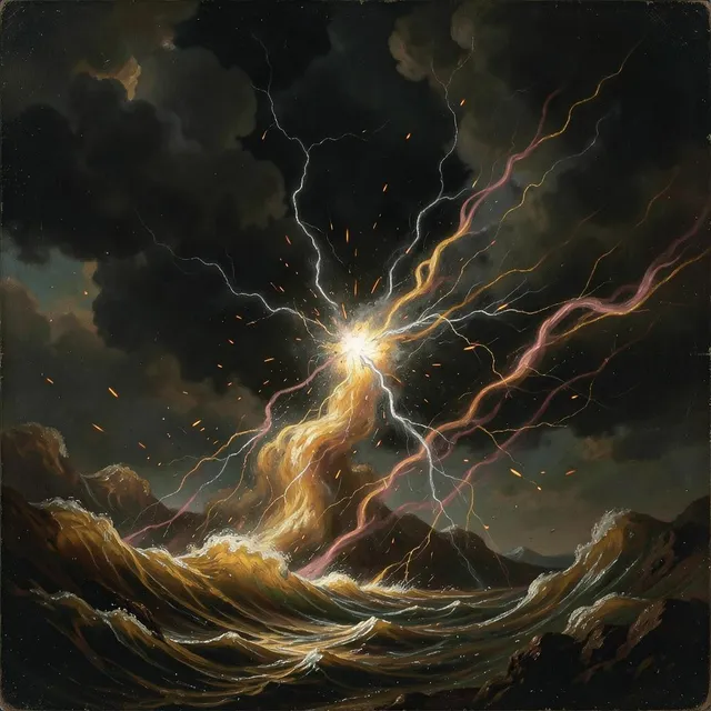 Crashing Through the Static Sky 2 – Ashen Cascade, okładka