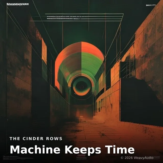 Machine Keeps Time – The Cinder Rows, okładka