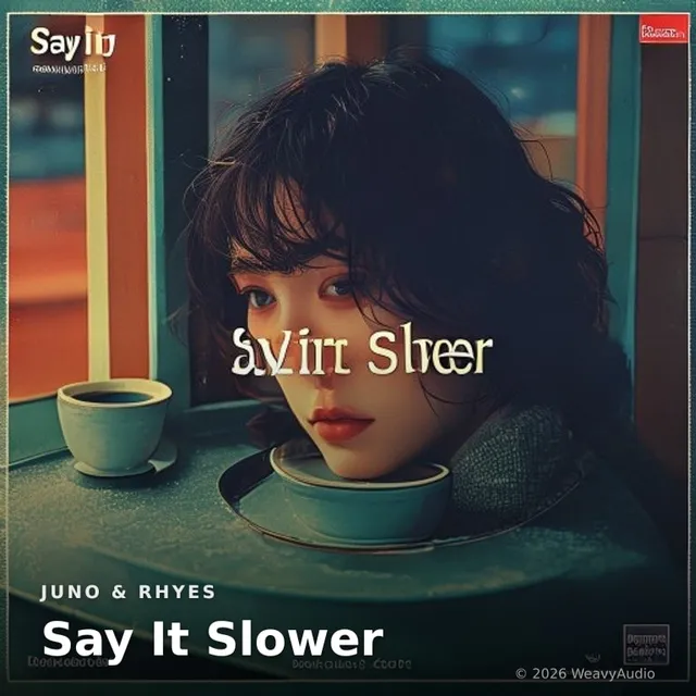 Say It Slower – Juno & Rhyes, okładka