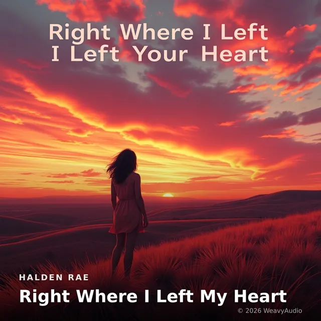 Right Where I Left My Heart – Halden Rae, okładka