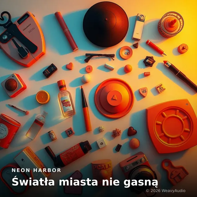 Światła miasta nie gasną – Neon Harbor, okładka